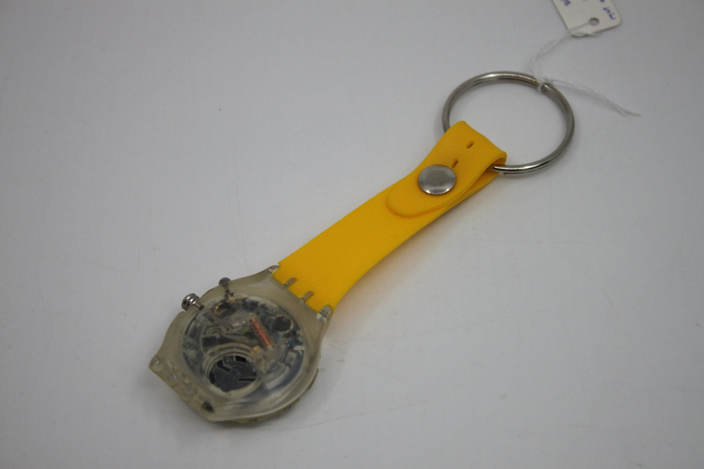 Unique, Vintage Swatch Keychain, SDK910, 1997, 'Perla Nera', made from recycled, NON-working Scuba Swatch watch
