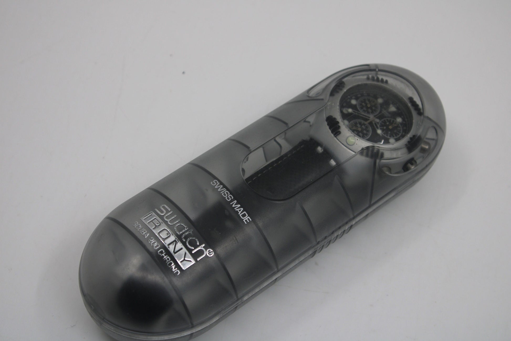2000 Vintage MINT Swatch Irony Scuba 200 Chrono 'Black Russian' YBS4000, in MINT condition, working 100%, Original Box Included