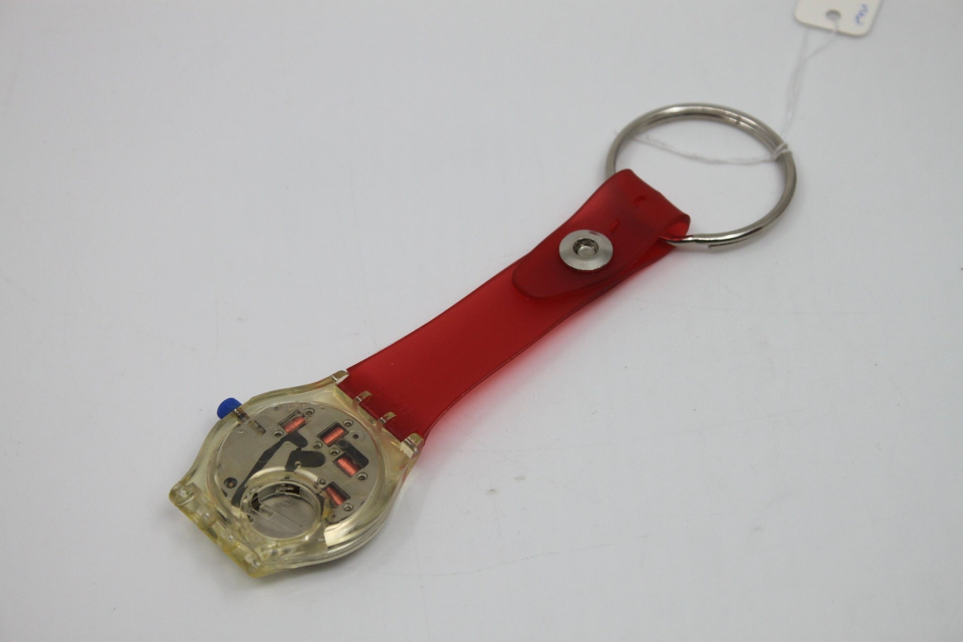 Unique, Vintage Swatch Keychain, SSK104, 1993, 'Metal Flash', made from recycled, NON-working Gents Swatch watch