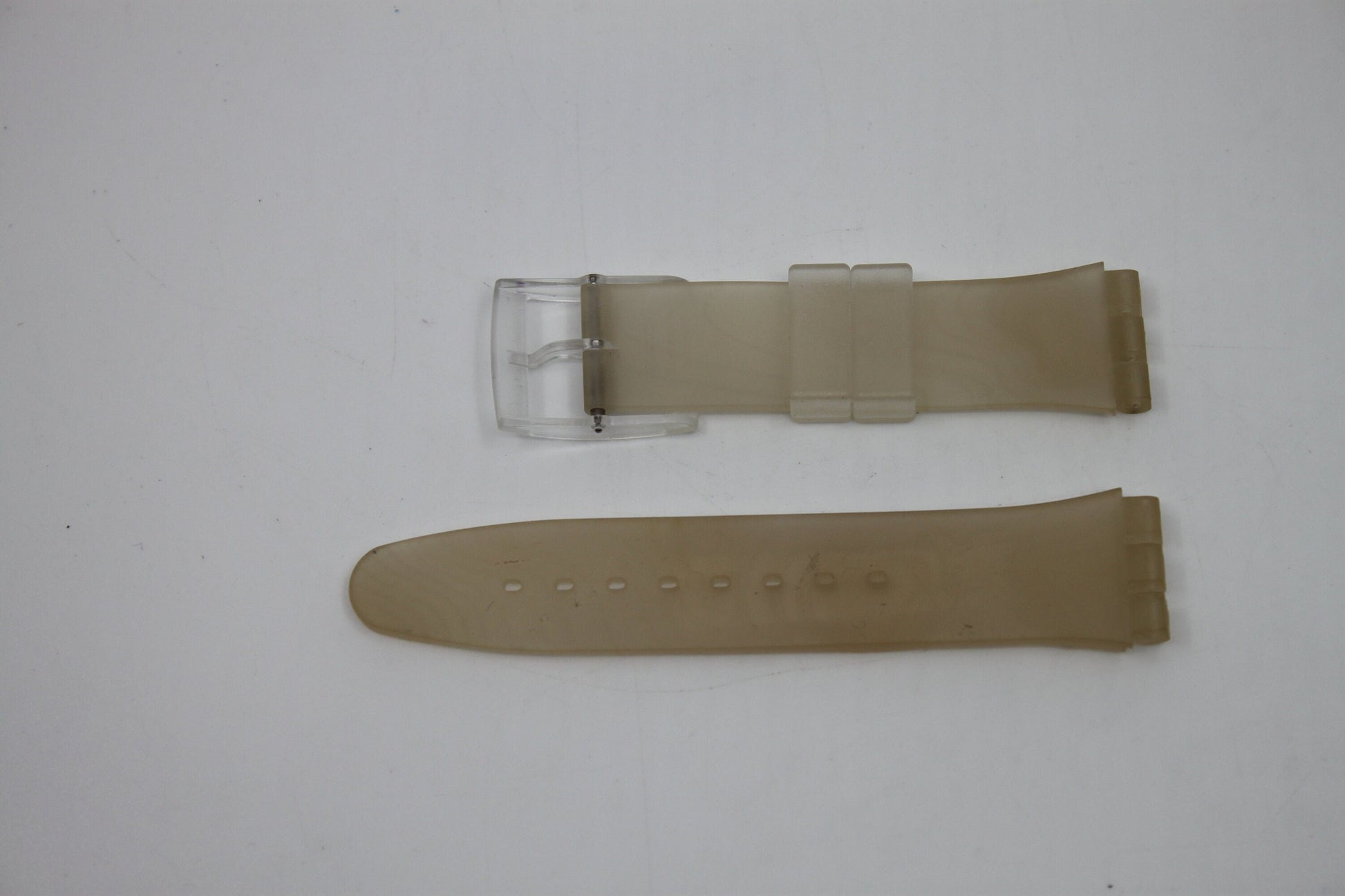 1997, Vintage Swatch Strap, 'Cartographic', SBK113, Aqua Chrono, 19mm, NEW OLD STOCK, Never Used