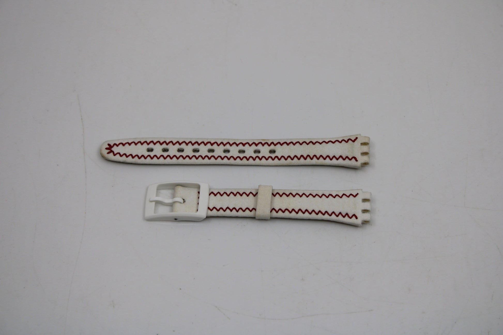 2001, Vintage Swatch Strap, 'Punto Croce', LW128 Ladies, New Old Stock, Leather Strap