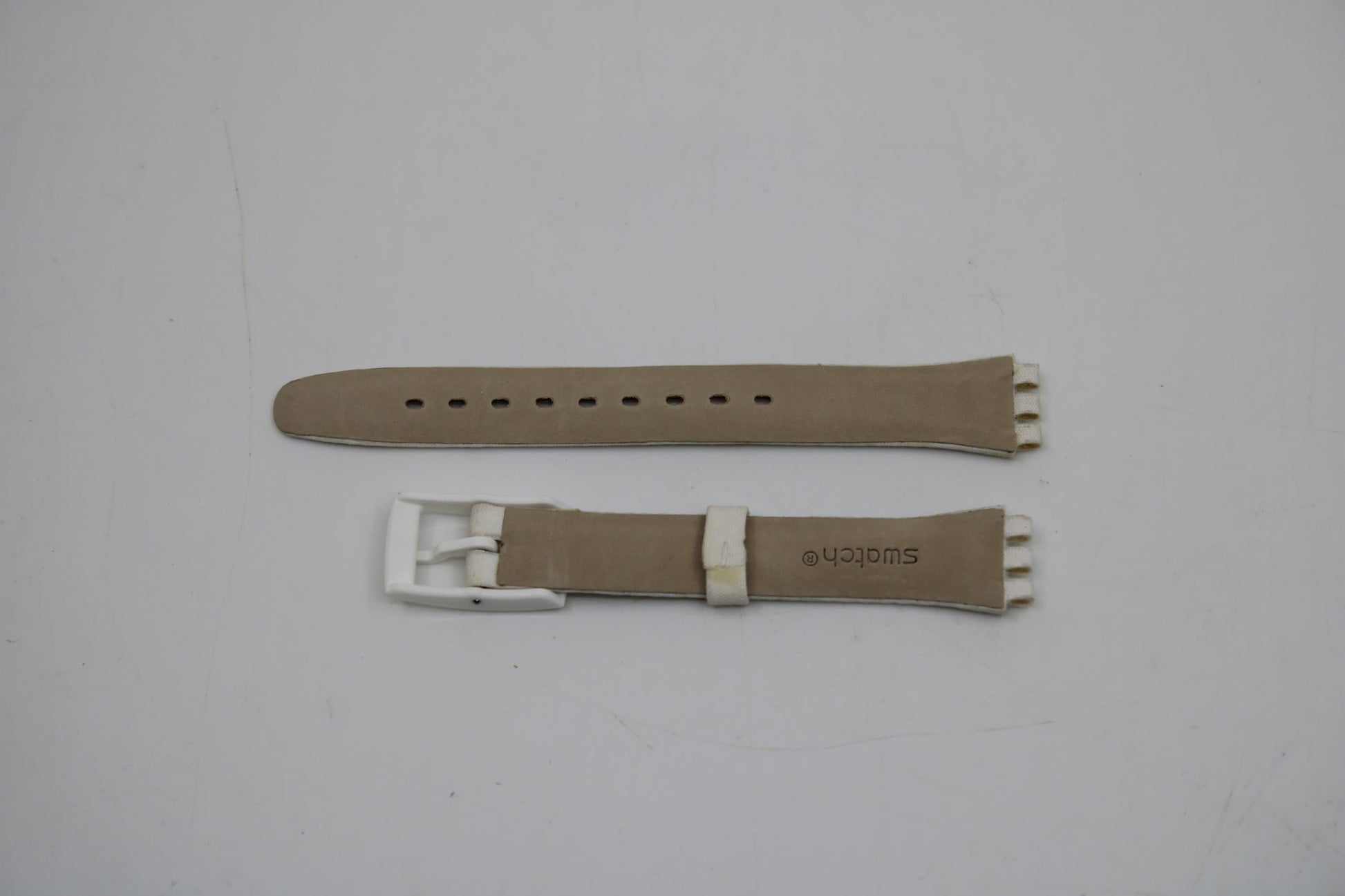 2001, Vintage Swatch Strap, 'Punto Croce', LW128 Ladies, New Old Stock, Leather Strap