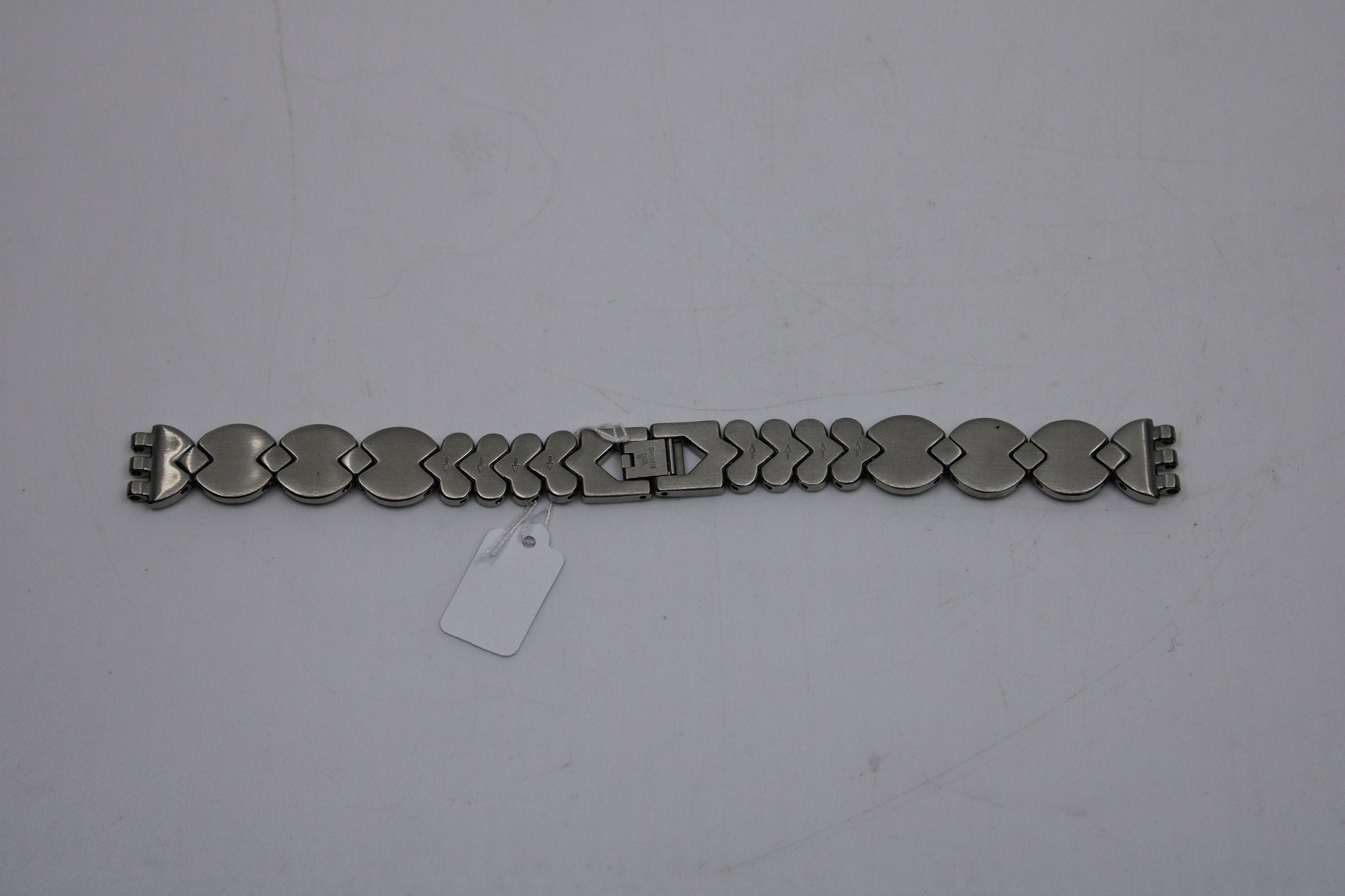 Vintage Swatch Strap, 'Natural Signs', LM124G Ladies, New Old Stock, Metal Strap