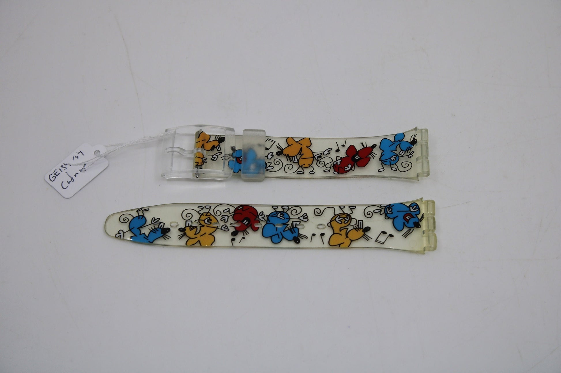 Vintage Swatch Strap, 'Catnap', GE134, 17mm, Gents, New Old Stock