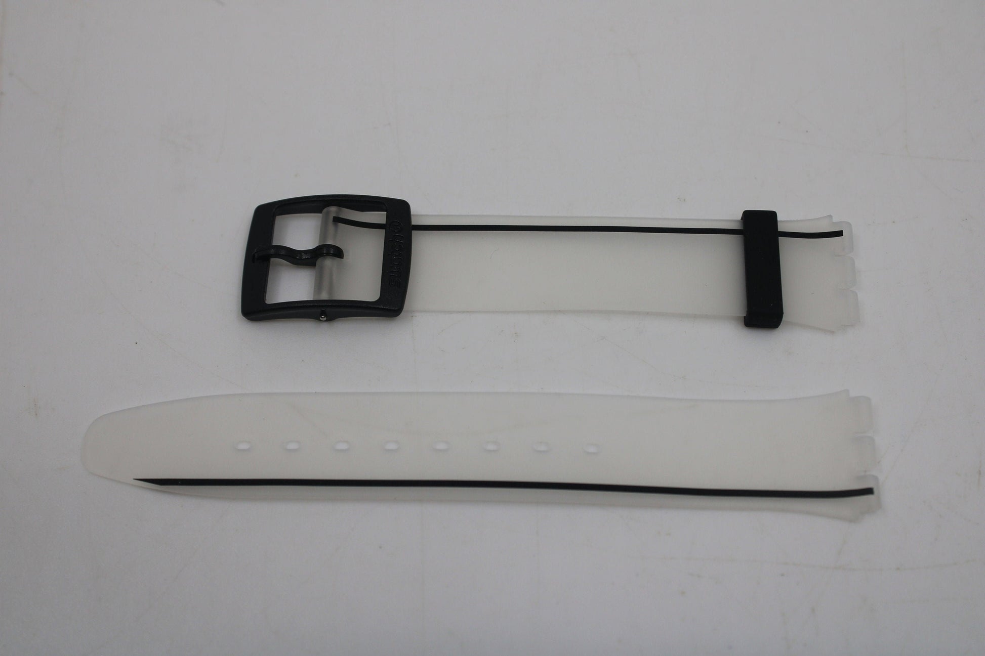 Vintage early Swatch Skin Strap, 'Pure Line', SFB101, New Old Stock, never worn