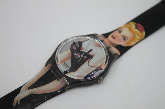 1995 NEW OLD STOCK 'Lolita', GM128, working 100% nice early 90s vintage Swatch watch, very collectable