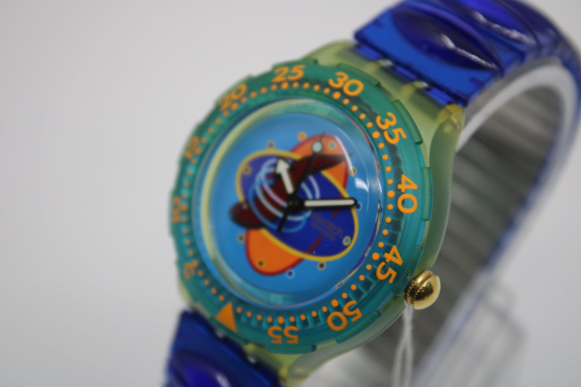 1994, Vintage Swatch Scuba 'UnderPressure', Under Pressure, SDN114, NO Original Box, In New Old Stock Condition, Never Worn working 100%