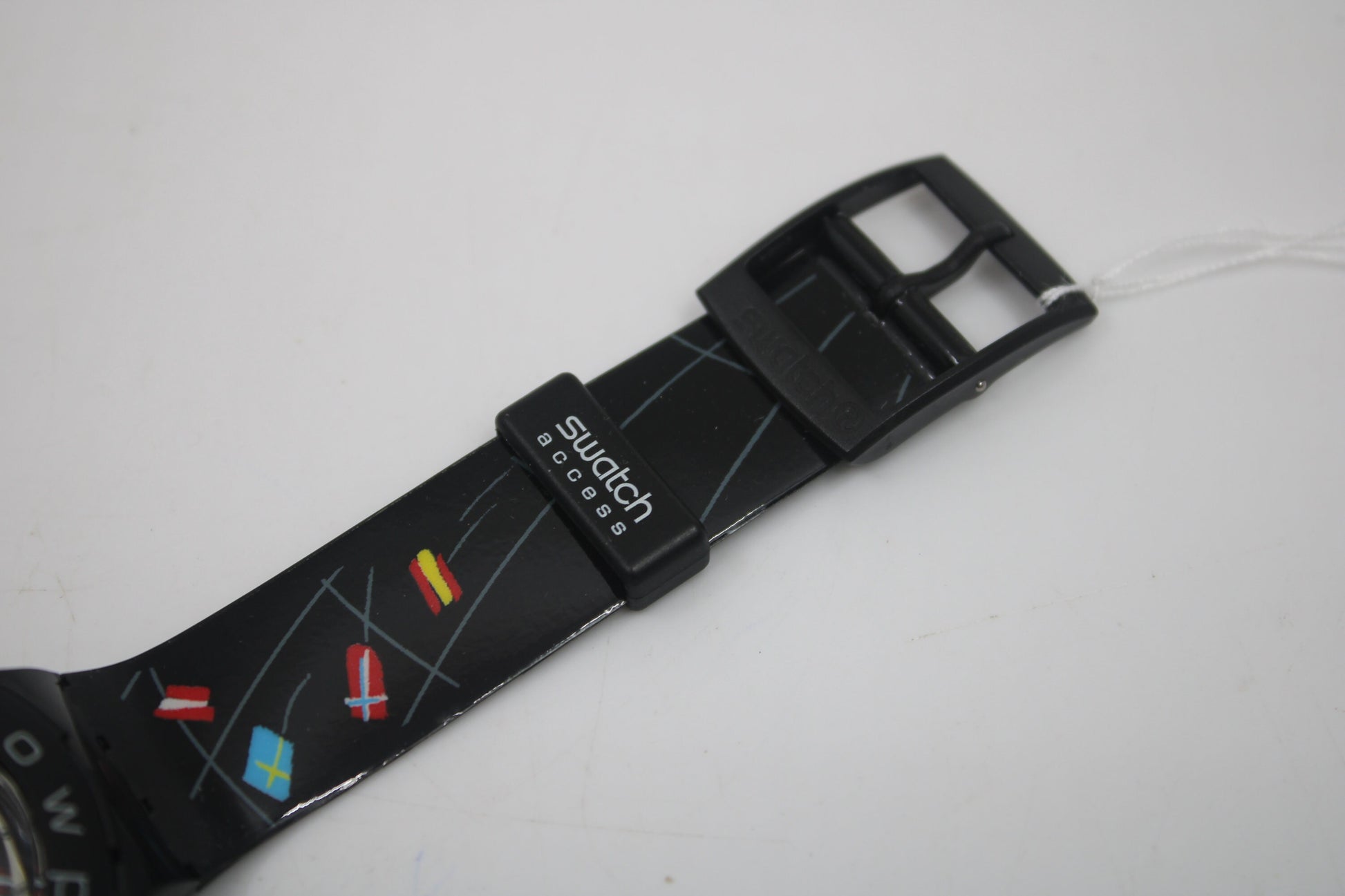 1999, Vintage Access Swatch Scuba 'Swiss Ski Team' SHB102, NO Original Box, In New Old Stock Condition, Never Worn working 100%