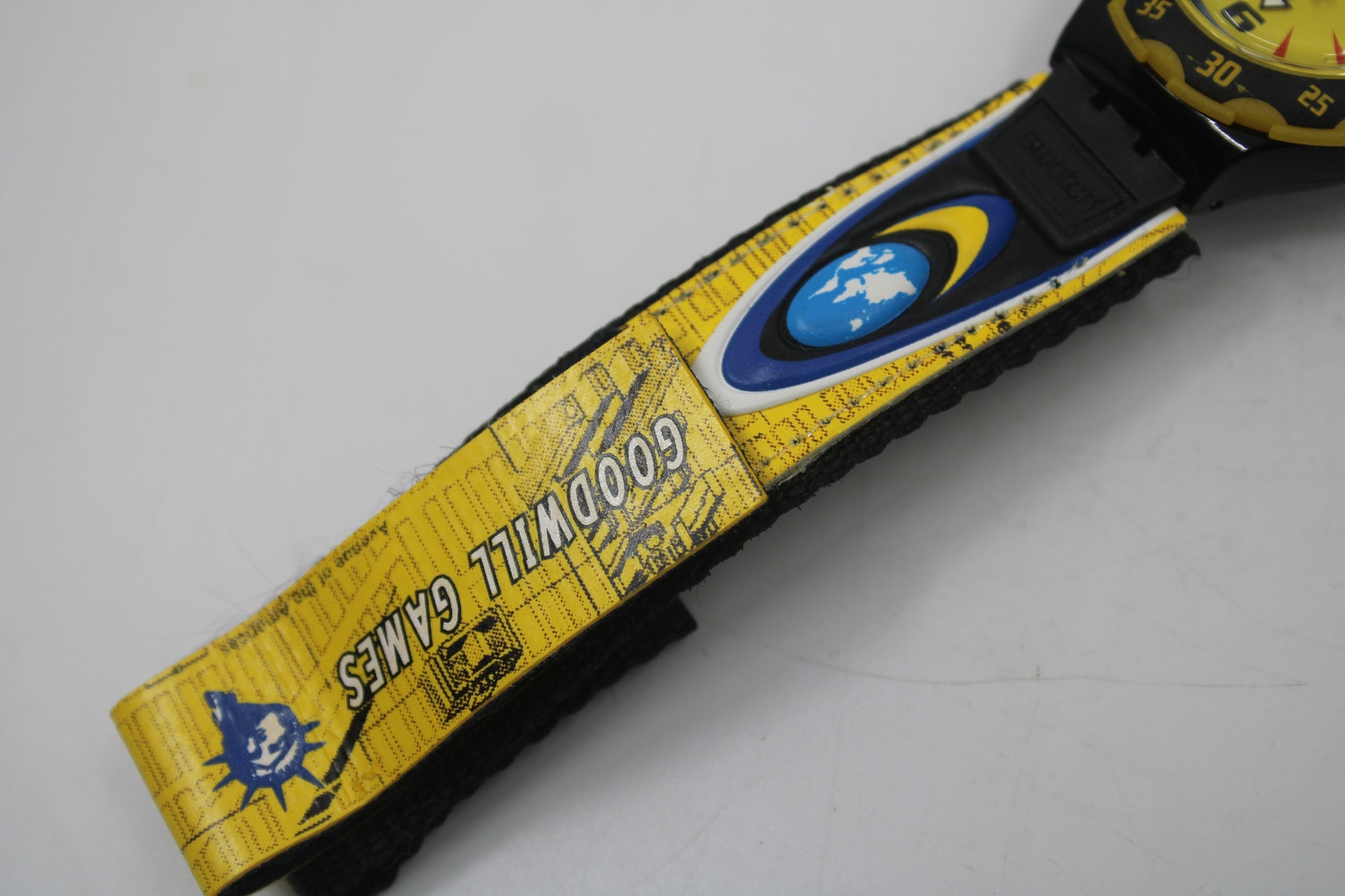 1998, Vintage Swatch Access Scuba 'Goodwill Games NY', SHB101, NO Original Box, New Old Stock, Never Worn working 100%