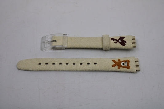 Vintage Ladies Swatch Strap, 'Cosy but Noze', LK275, 12mm, New Old Stock