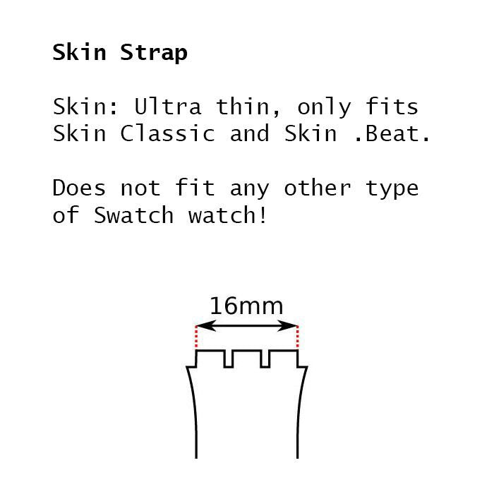 Vintage Skin Swatch Strap, 'Anelli e Stelle', SFK244G, New Old Stock, never worn