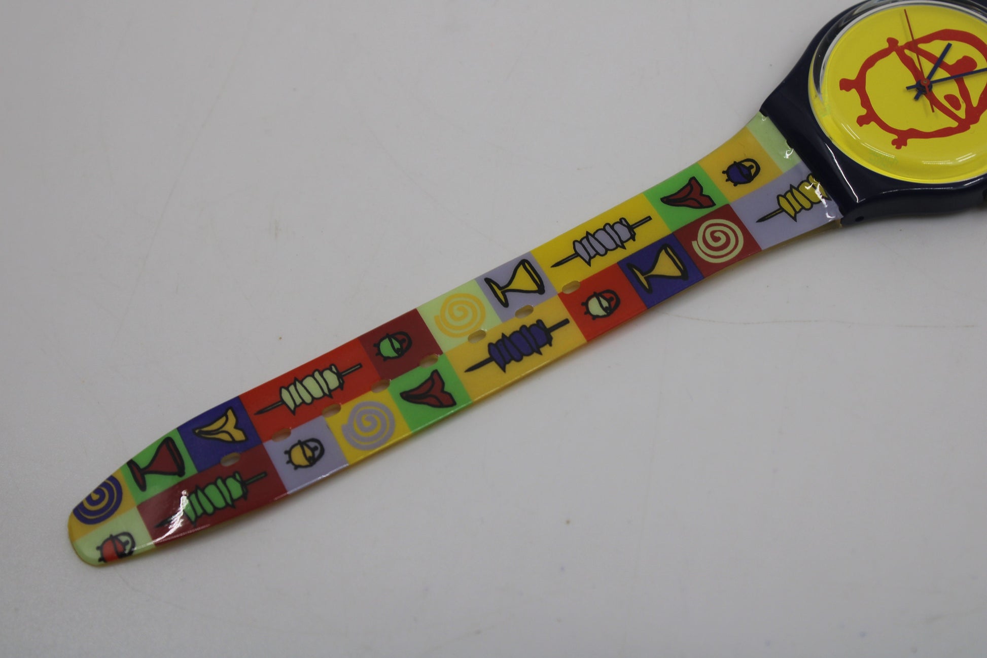 1999 Vintage Gents Swatch 'Africa BBQ' GN179, New Old Stock, Never Worn working 100%, with the original Swatch strap
