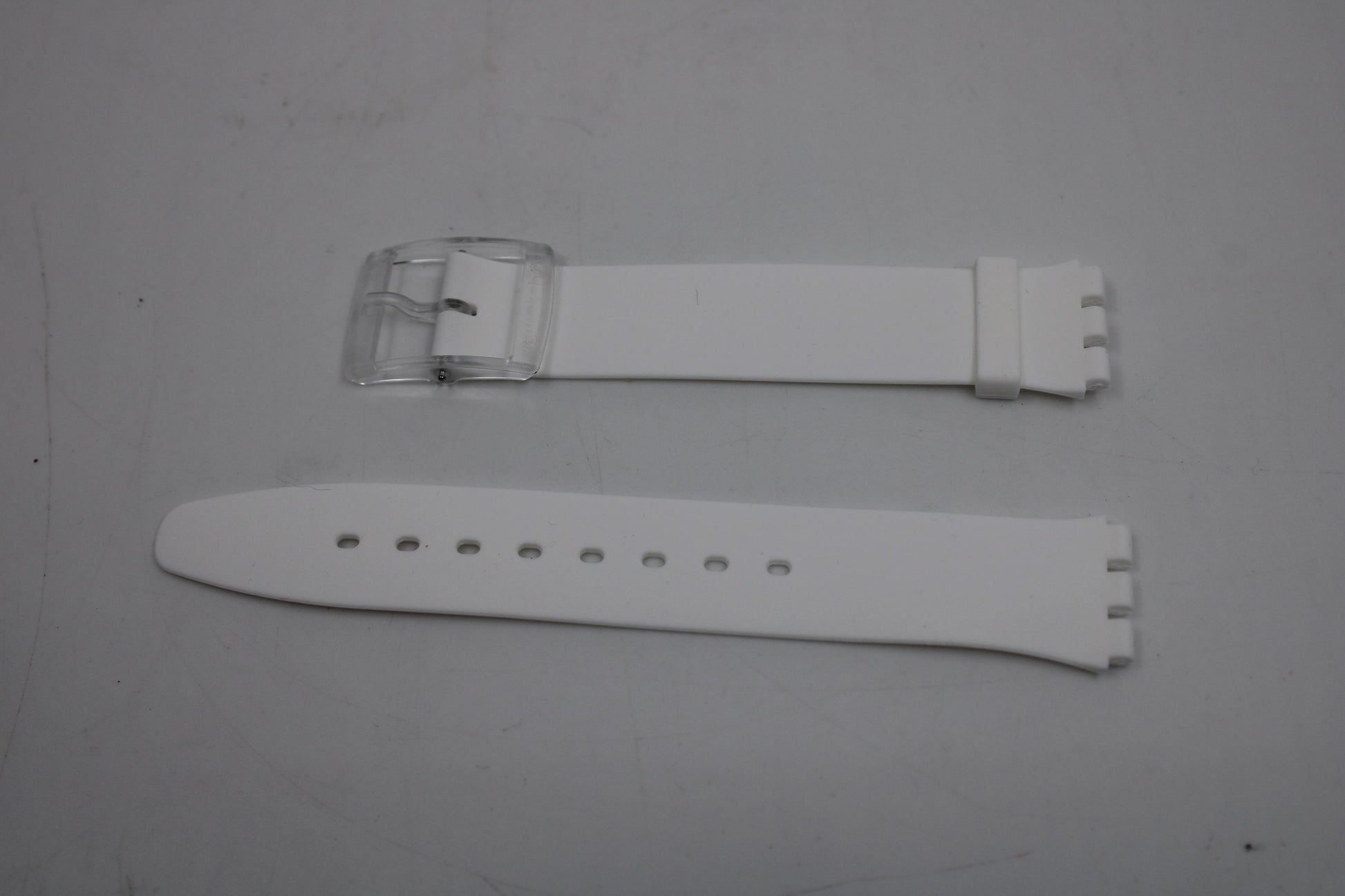 Vintage Swatch Skin Strap, 'White Classiness', SFK360, New Old Stock, never worn