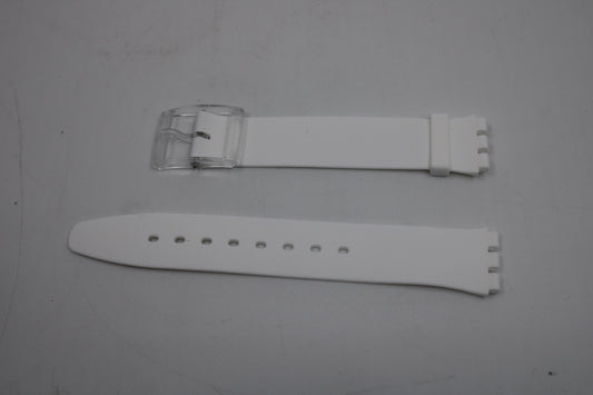 Vintage Swatch Skin Strap, 'White Classiness', SFK360, New Old Stock, never worn