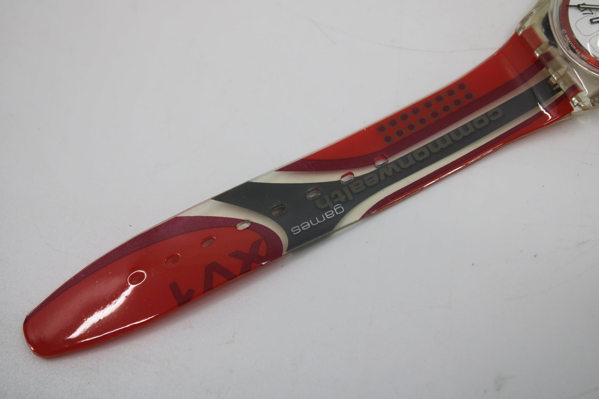 1998 Vintage Gents Access Swatch 'Menang' SKK108, UNUSED and NEW old stock with original, NEW strap