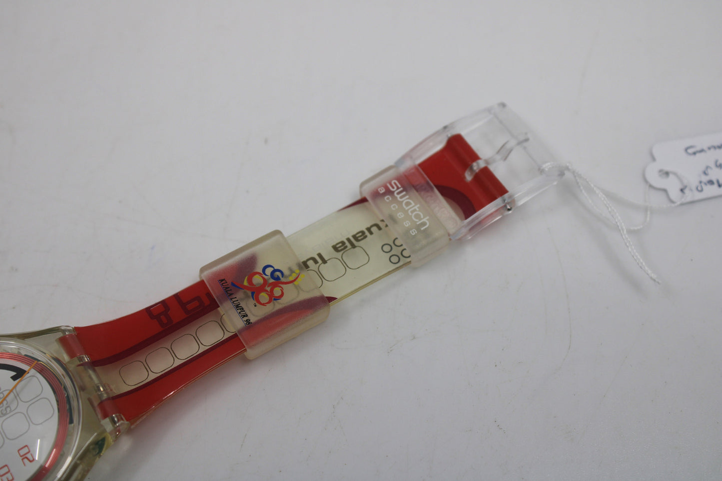 1998 Vintage Gents Access Swatch 'Menang' SKK108, UNUSED and NEW old stock with original, NEW strap