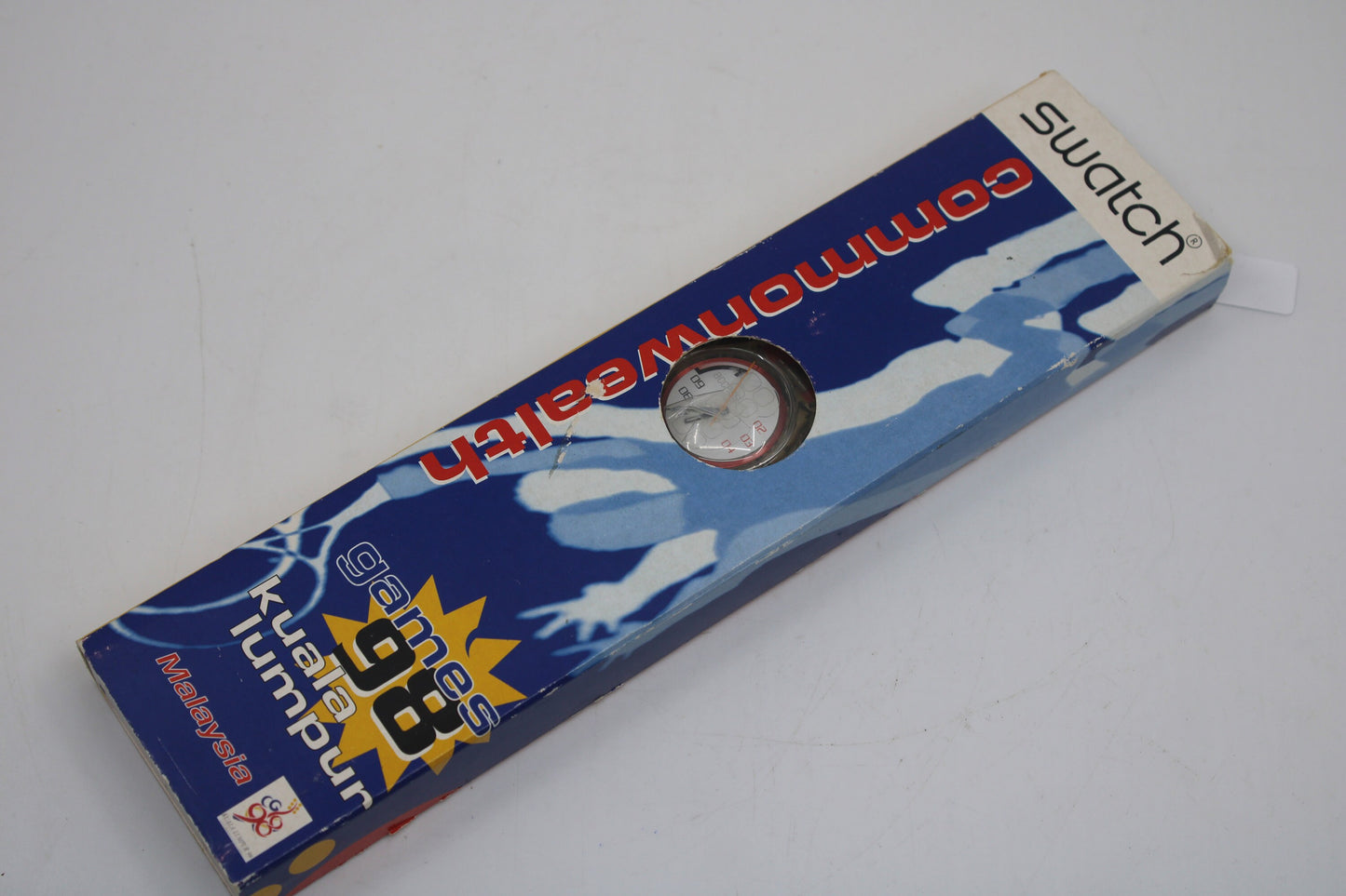 1998 Vintage Gents Access Swatch 'Menang' SKK108, UNUSED and NEW old stock with original, NEW strap