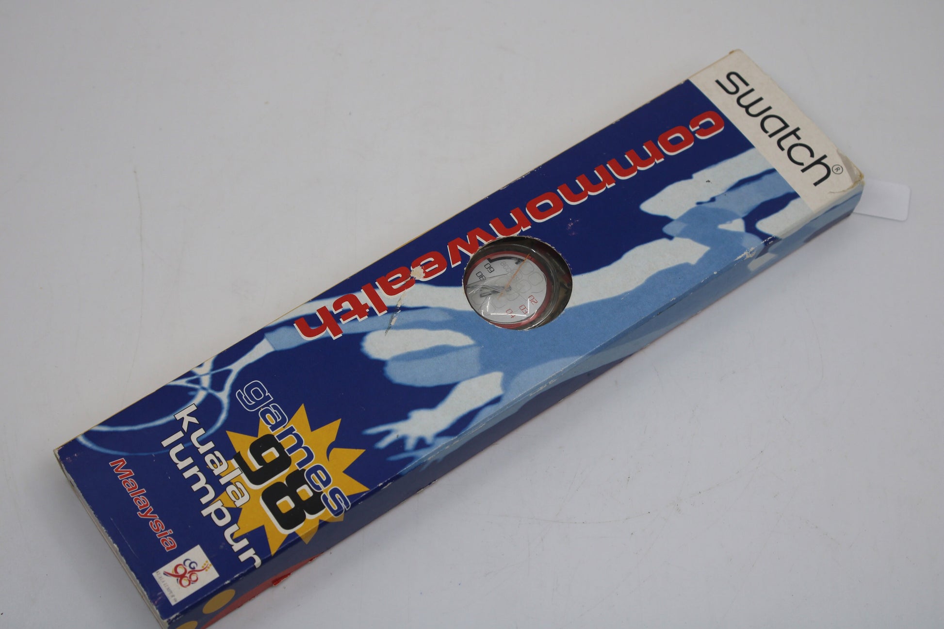 1998 Vintage Gents Access Swatch 'Menang' SKK108, UNUSED and NEW old stock with original, NEW strap