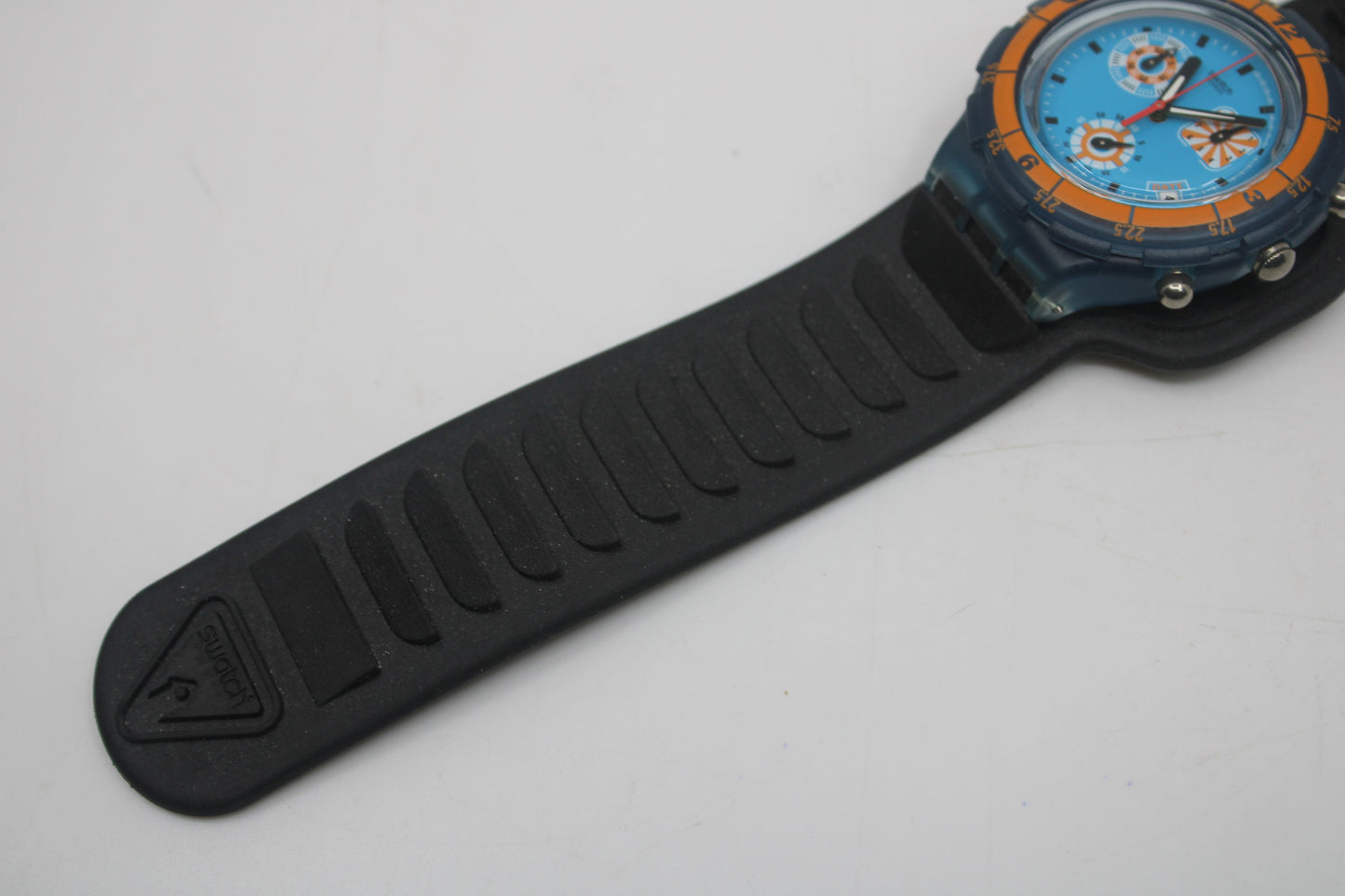 1998 Vintage Swatch Aqua-Chrono Scuba 'Tracking' SBN400, New Old Stock, Never Worn, Original Strap