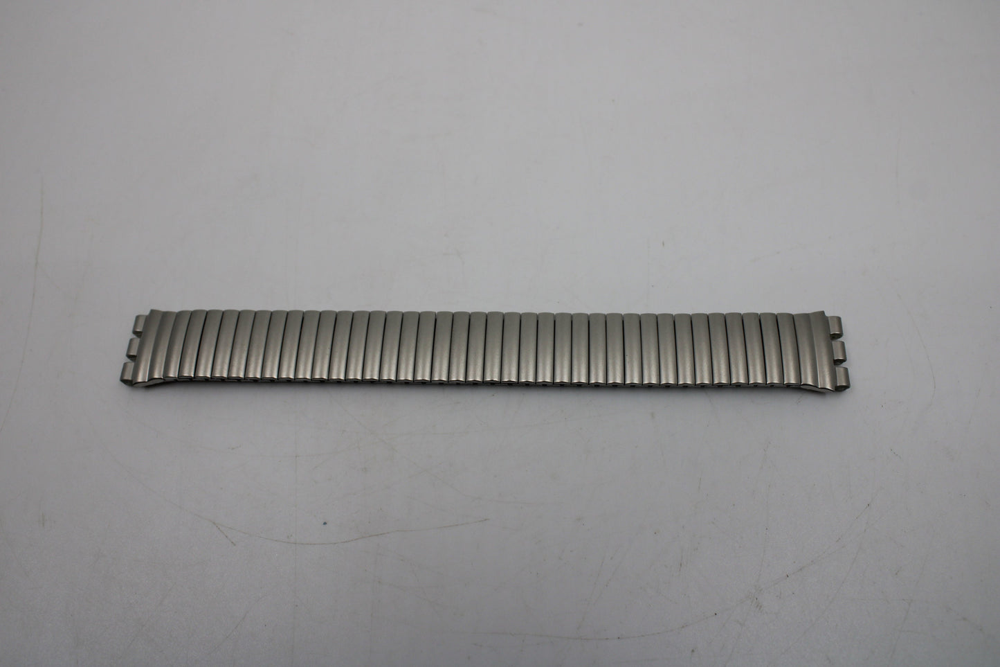 1997, Vintage Swatch grey/silver Flexi Strap, 17mm, New Old Stock, Never Worn, 'Cool', GK716