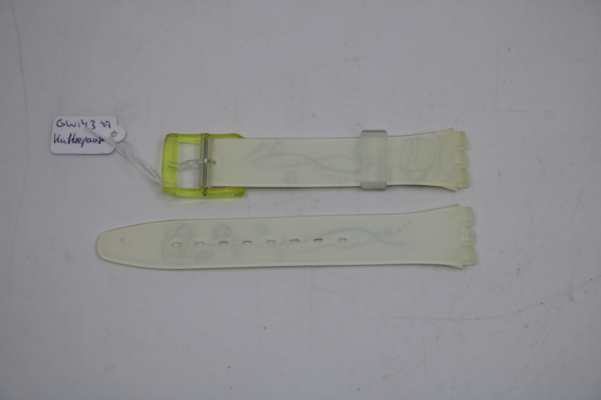 Vintage Swatch Strap, 'Kaffeepause', GW143, 17mm, Gents, New Old Stock