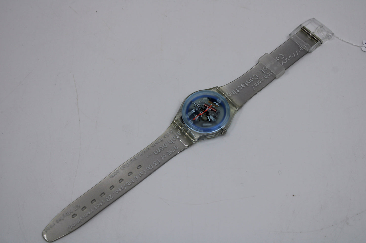 NEW OLD STOCK 2000 Vintage Gents Acces Swatch 'Cyber Commander' SKK114, working 100% with the original strap