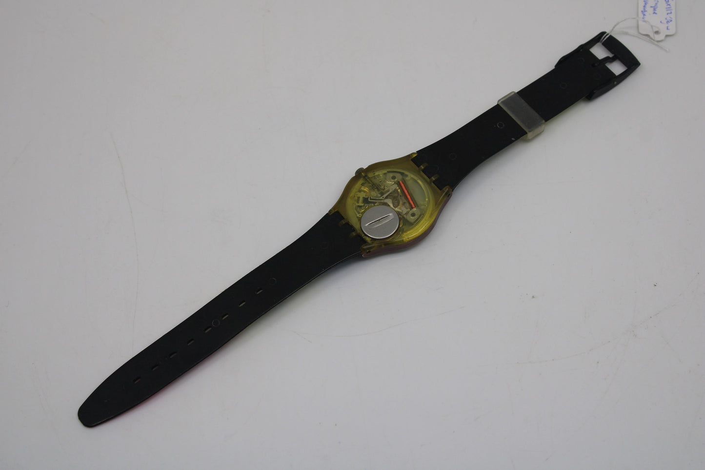1989 Vintage Gents Swatch, 'Croque Monsieur', GX112, NO box, In NICE, USED Condition, 100% working, Original Strap
