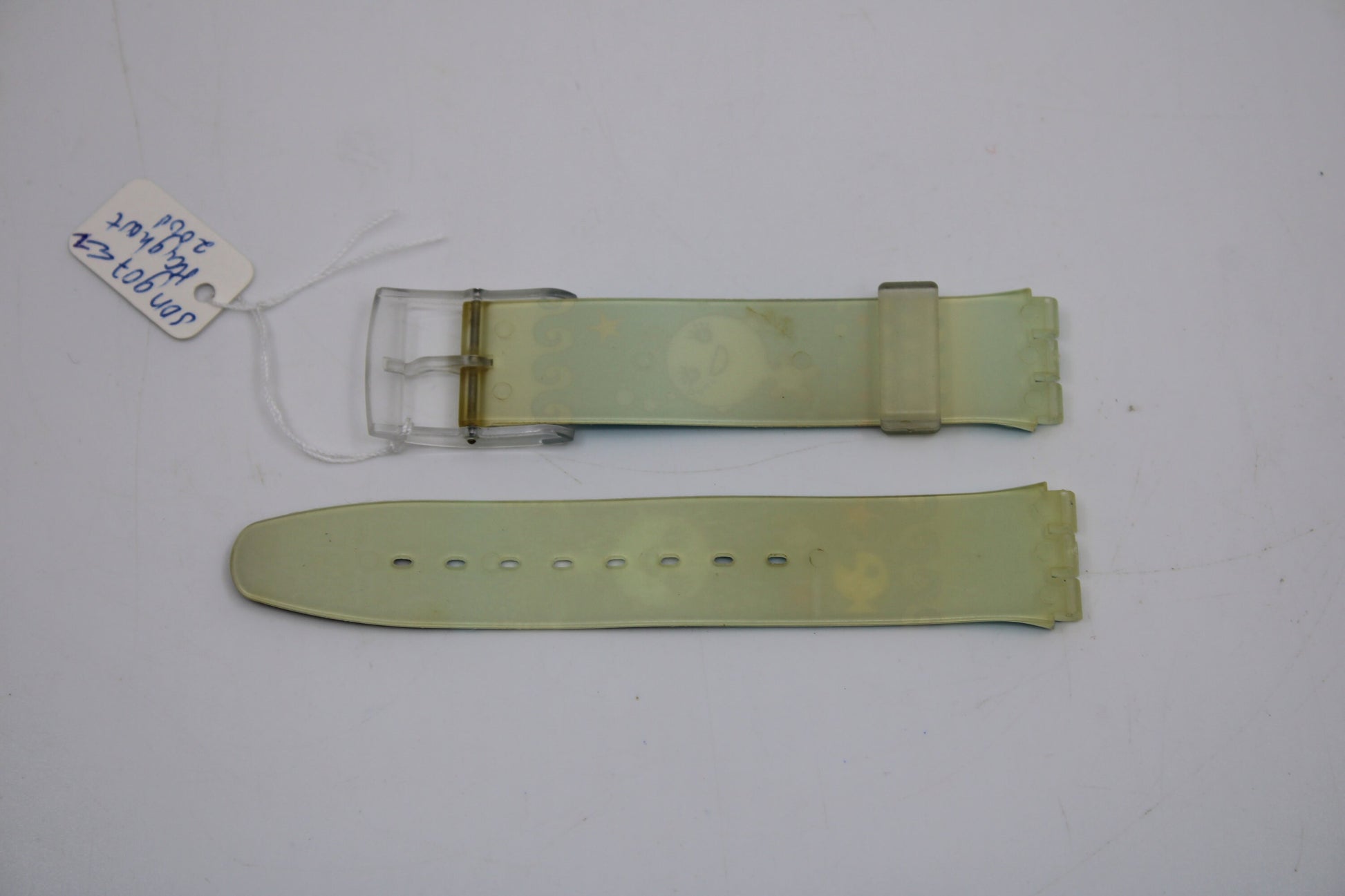 2001, Vintage Swatch Strap, 'Seaghost', SDN907, Scuba, Nice, Used Condition