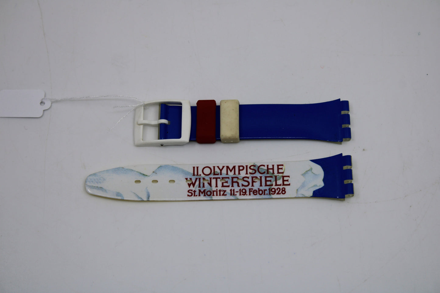 1994, Vintage Olympic Swatch Strap, 'St. Moritz', GZ134, 17mm, Gents, Nice Used Condition
