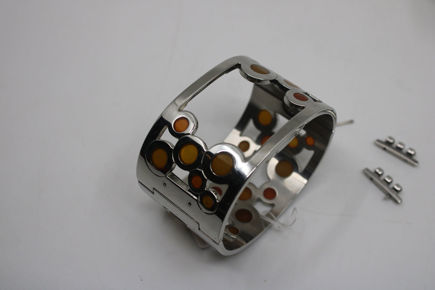 Vintage Ladies Irony Swatch Strap, 'Fall Bubbles', 12mm, YSS154H, New Old Stock, INCOMPLETE