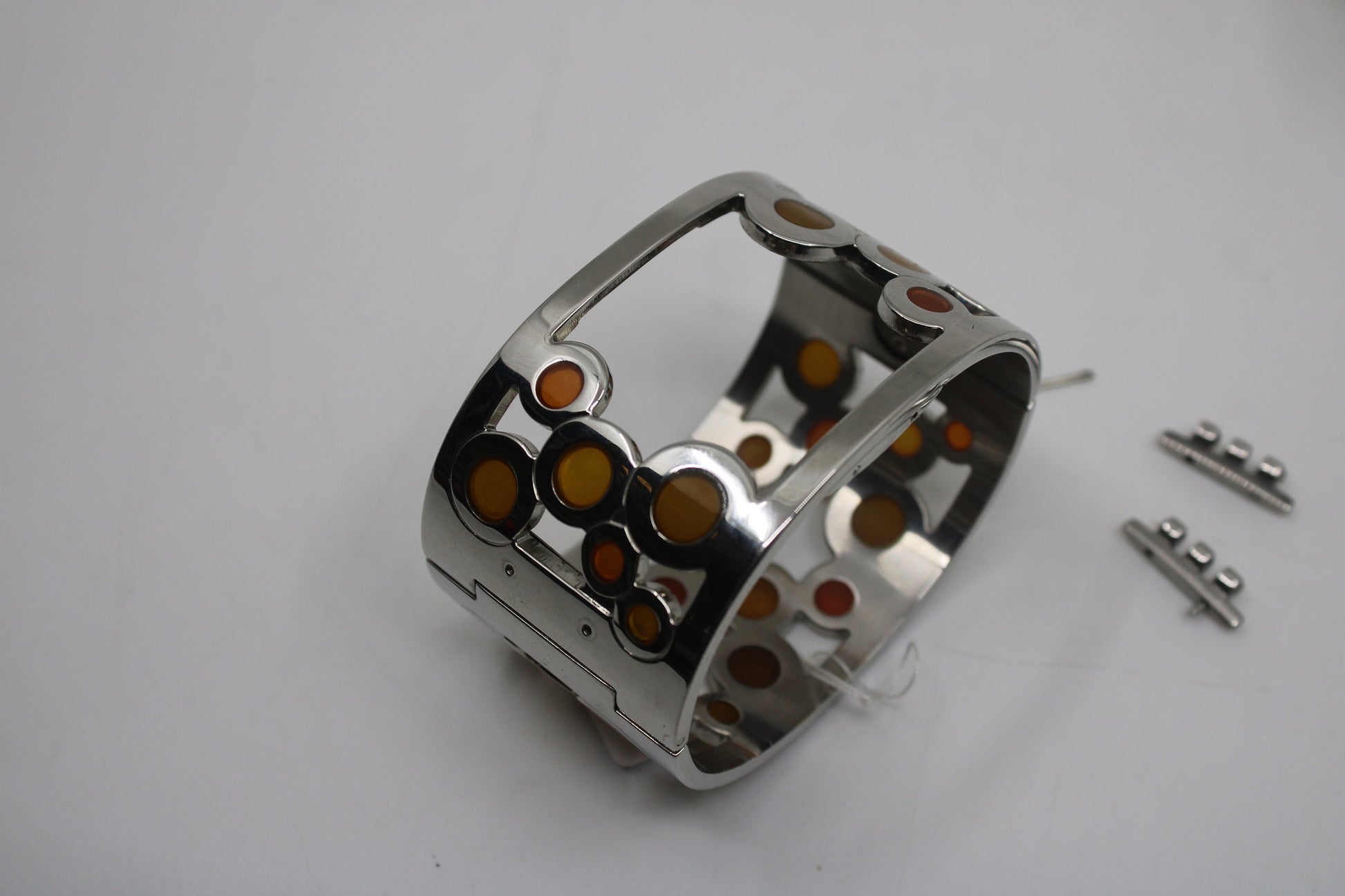 Vintage Ladies Irony Swatch Strap, 'Fall Bubbles', 12mm, YSS154H, New Old Stock, INCOMPLETE