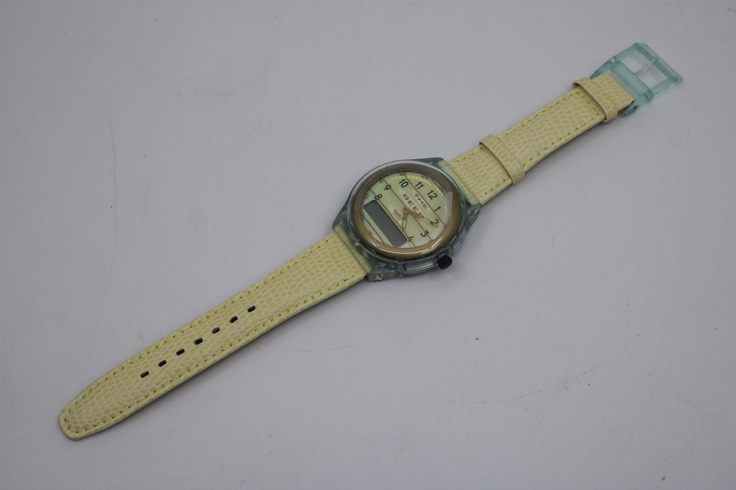 Vintage Swatch, The Beep, PAN210, No Box Or Documents. Clock is working, New Old Stock, Unused and Unworn