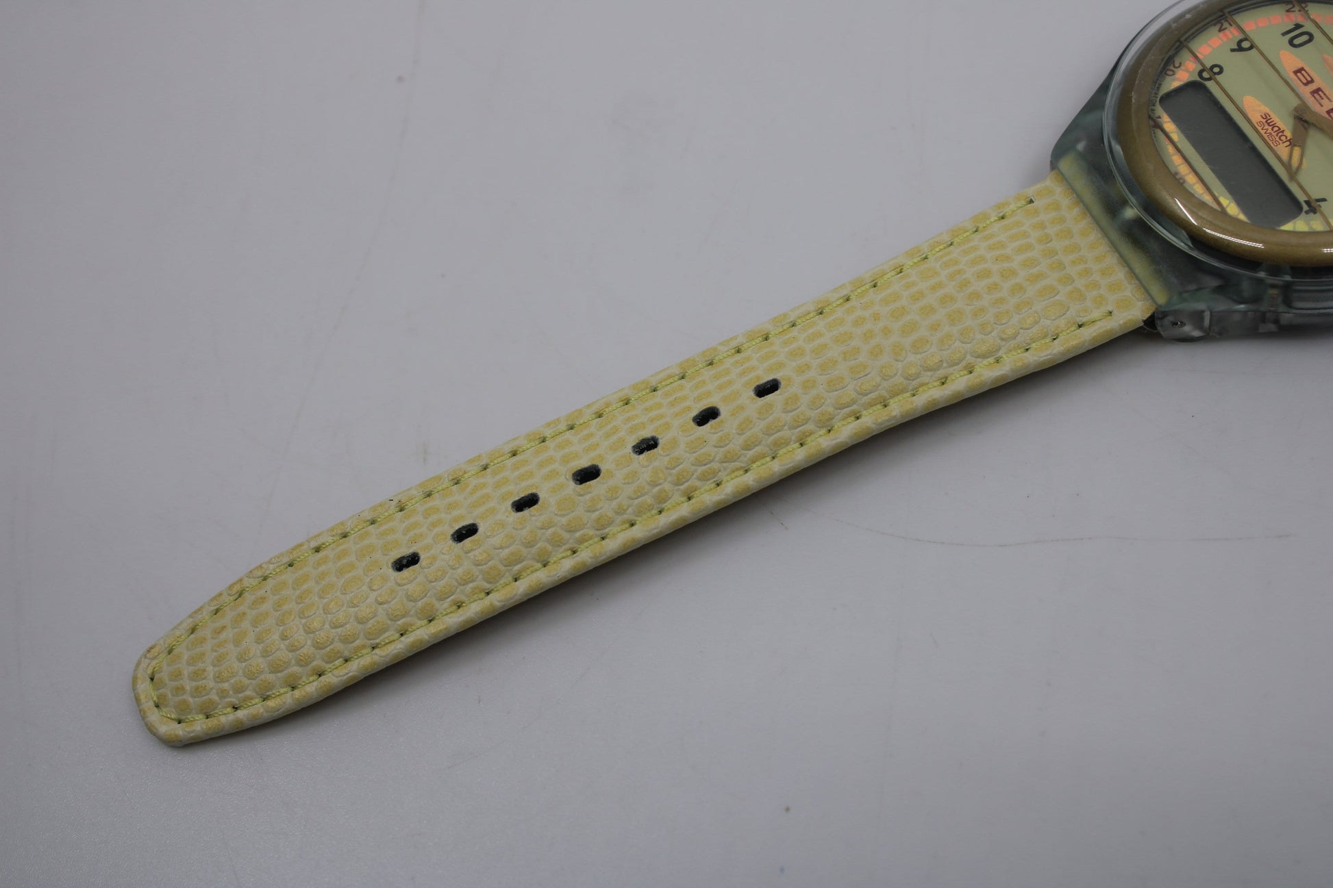 Vintage Swatch, The Beep, PAN210, No Box Or Documents. Clock is working, New Old Stock, Unused and Unworn