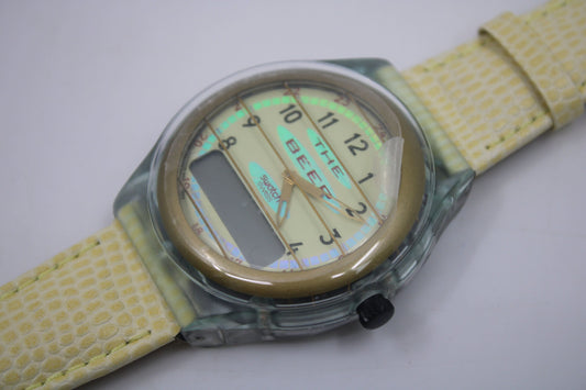 Vintage Swatch, The Beep, PAN210, No Box Or Documents. Clock is working, New Old Stock, Unused and Unworn