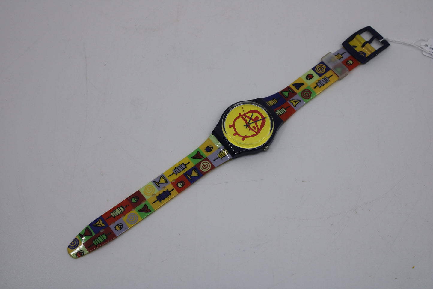 1999 Vintage Gents Swatch 'Africa BBQ' GN179, New Old Stock, Never Worn working 100%, with the original Swatch strap