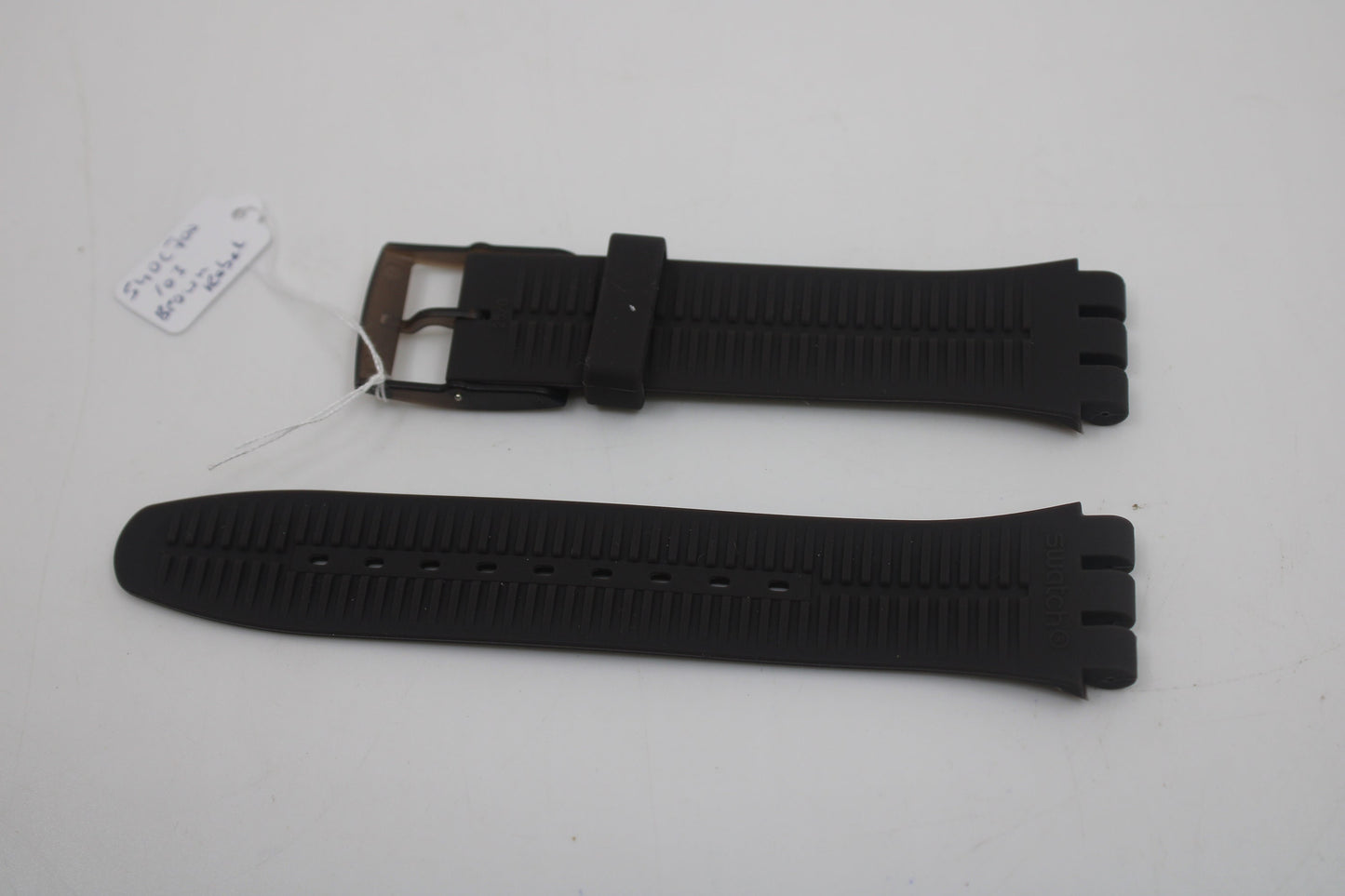 Vintage Swatch 'New Gents' Strap, 'Brown Rebel', SUOC700, 19mm, NEW OLD STOCK, Never Used