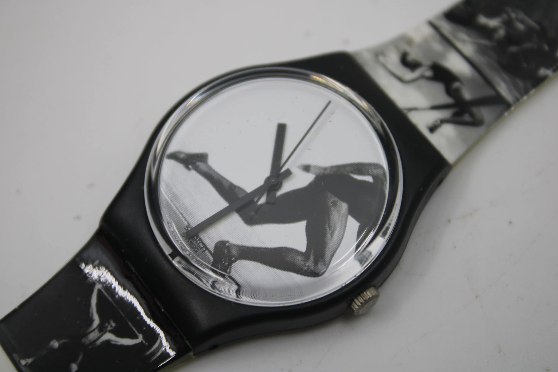 1996 Vintage Gents Olympic Swatch 'Olympic Portraits' GB178, NEW OLD STOCK, Never Worn, working 100% with original strap