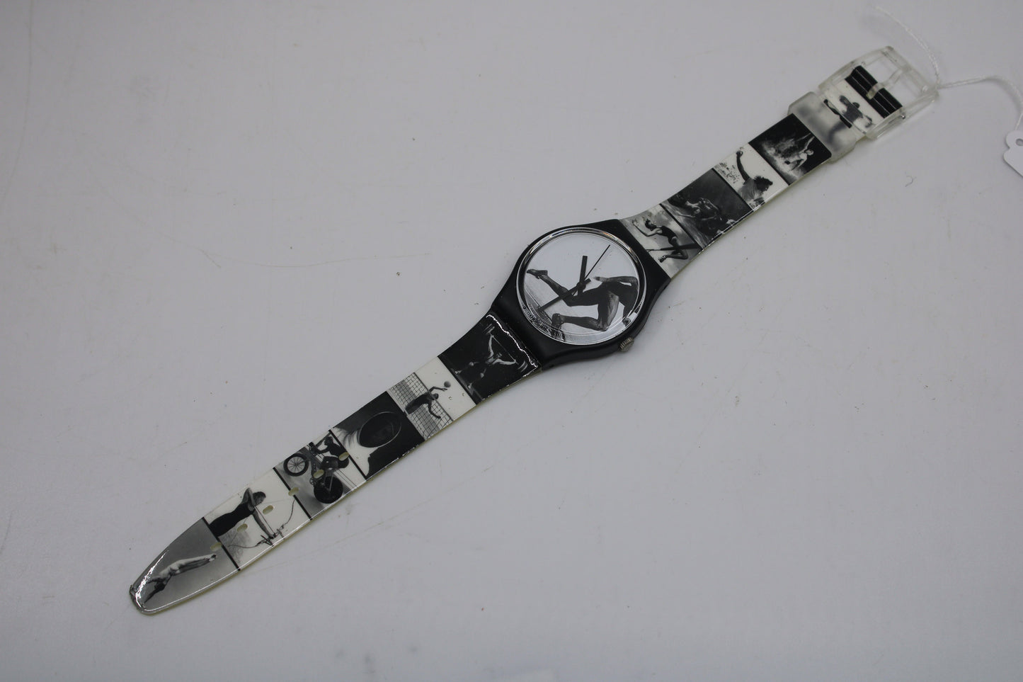 1996 Vintage Gents Olympic Swatch 'Olympic Portraits' GB178, NEW OLD STOCK, Never Worn, working 100% with original strap