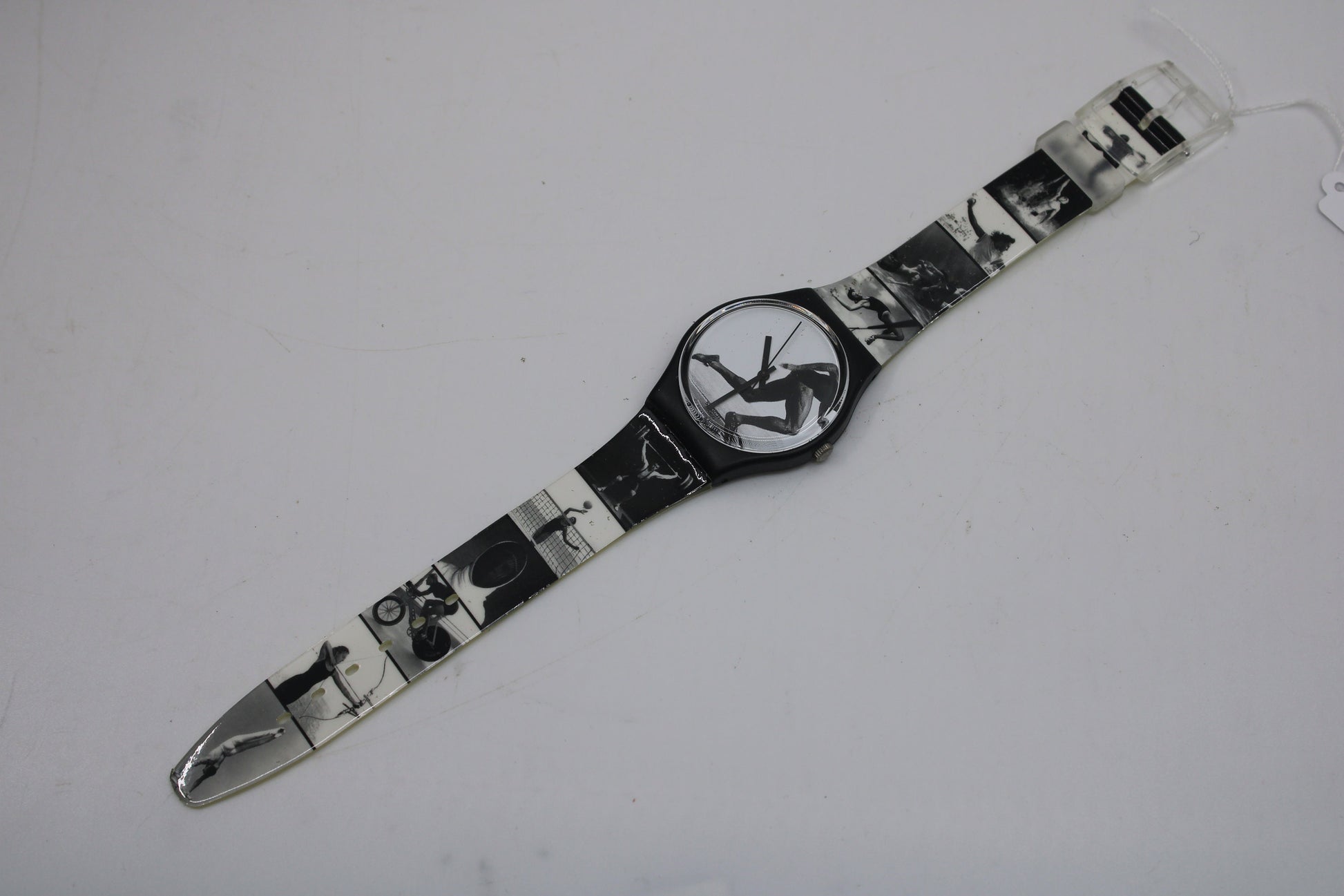 1996 Vintage Gents Olympic Swatch 'Olympic Portraits' GB178, NEW OLD STOCK, Never Worn, working 100% with original strap