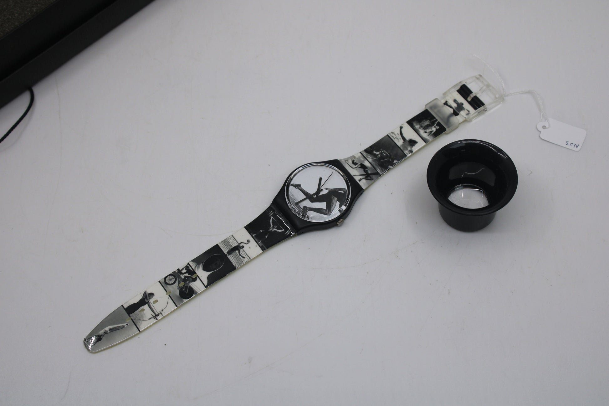 1996 Vintage Gents Olympic Swatch 'Olympic Portraits' GB178, NEW OLD STOCK, Never Worn, working 100% with original strap
