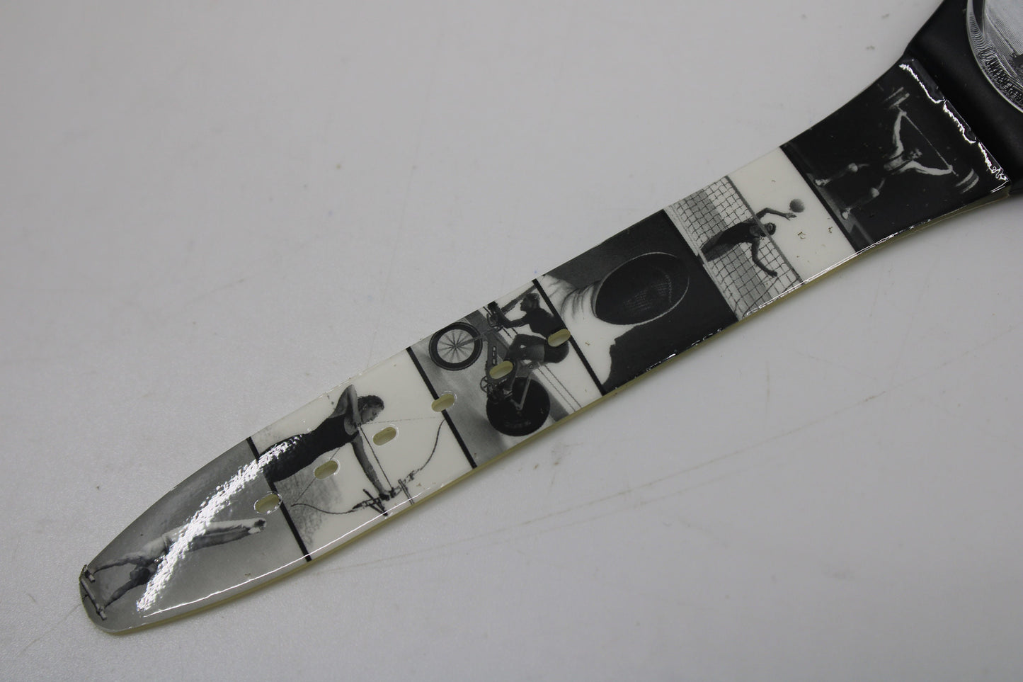 1996 Vintage Gents Olympic Swatch 'Olympic Portraits' GB178, NEW OLD STOCK, Never Worn, working 100% with original strap