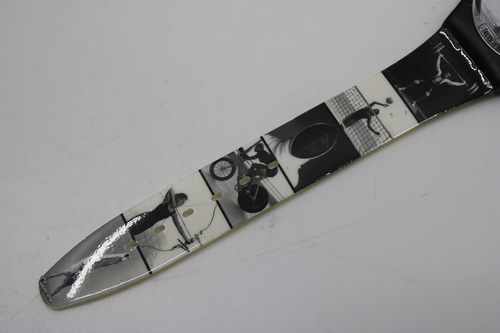 1996 Vintage Gents Olympic Swatch 'Olympic Portraits' GB178, NEW OLD STOCK, Never Worn, working 100% with original strap
