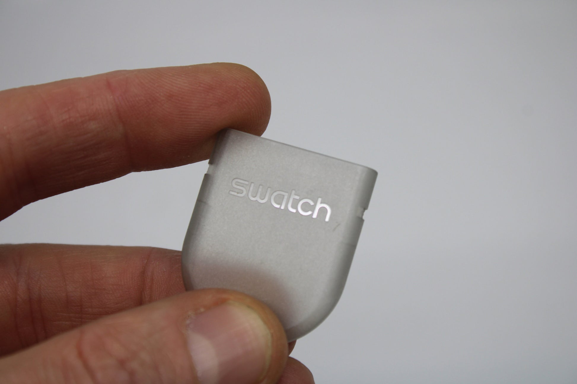 1990s, Vintage Original Swatch Battery Holder for Swatch the Beep, GREY