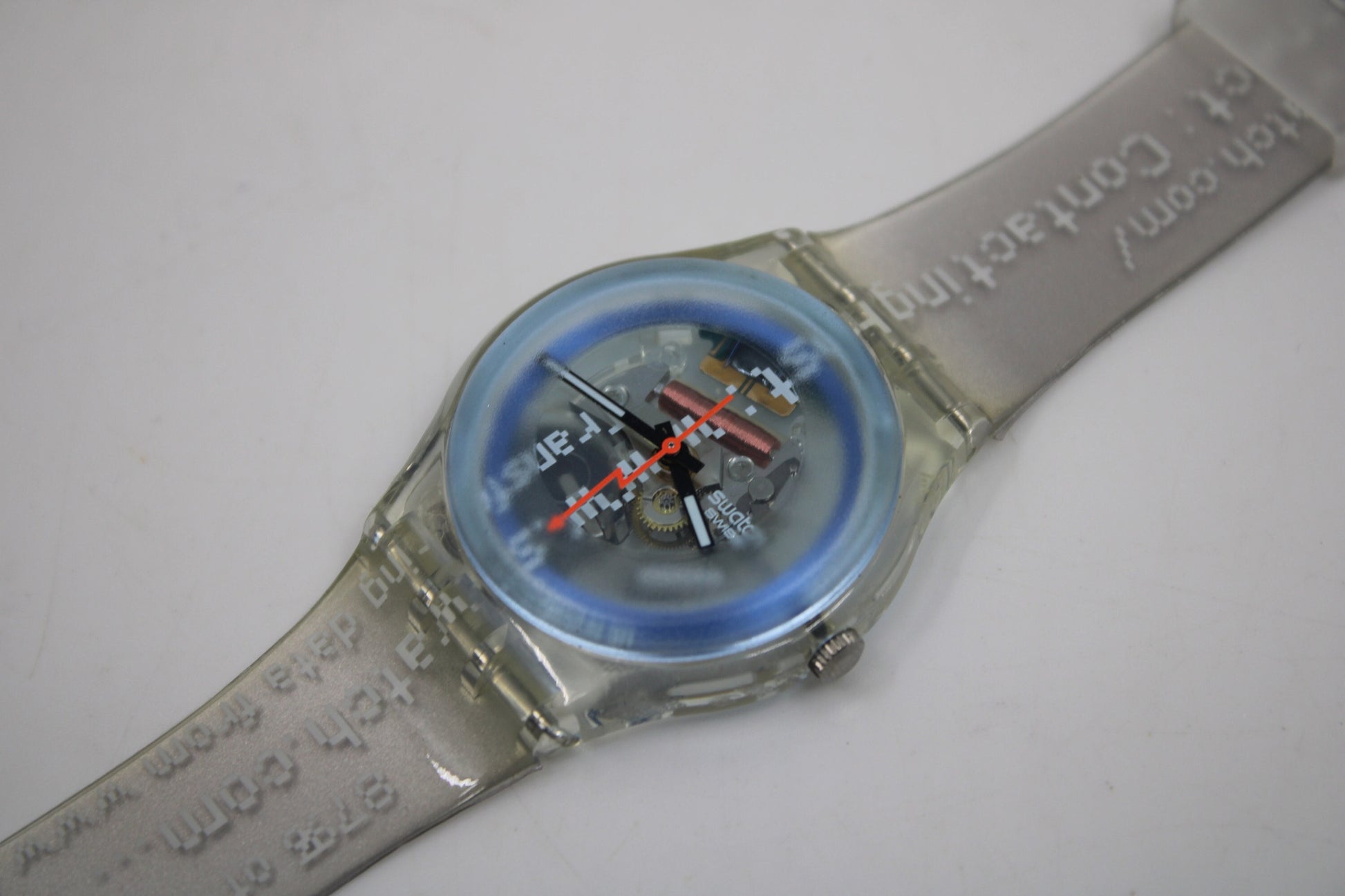 NEW OLD STOCK 2000 Vintage Gents Acces Swatch 'Cyber Commander' SKK114, working 100% with the original strap