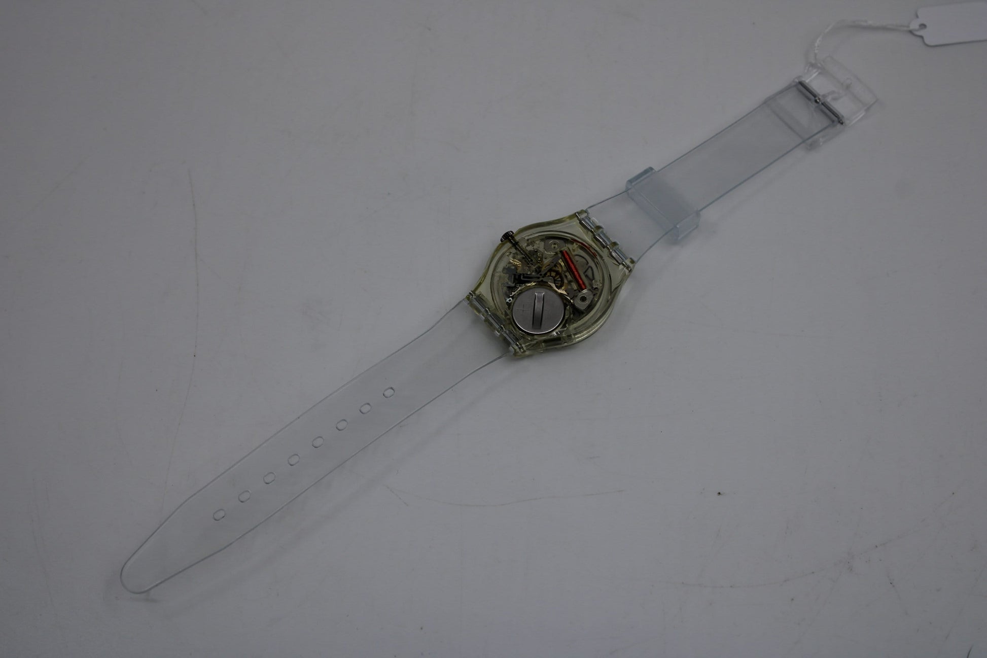 NEW OLD STOCK 1992 Vintage Gents Swatch 'Scribble' GZ124, working 100% with a new, unused strap
