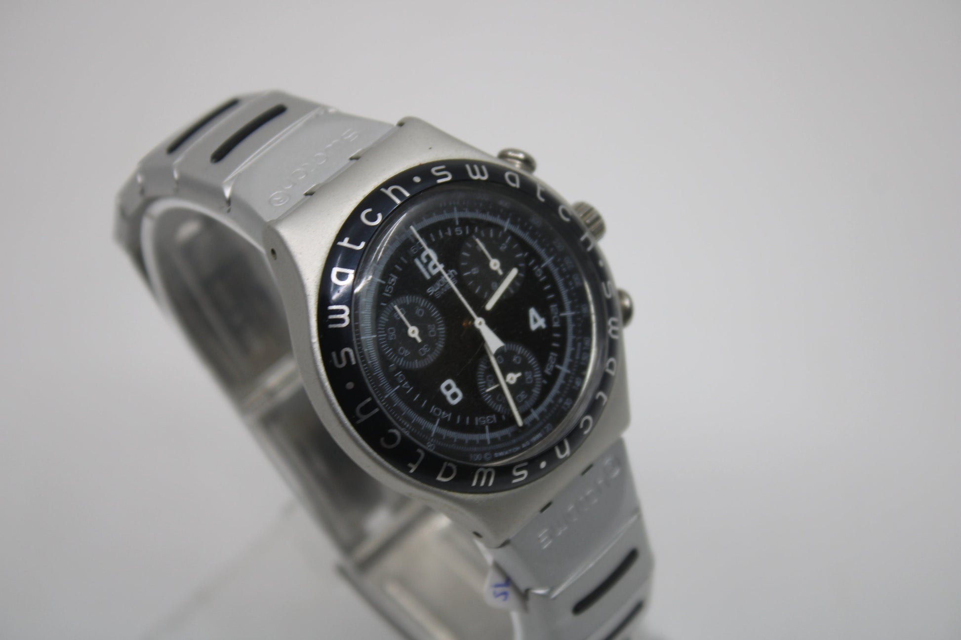 1996 'High Tail' vintage IRONY Chrono Swatch YCS1000, Good, Used Condition, Working 100%