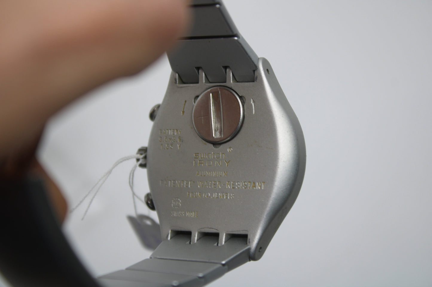 1996 'High Tail' vintage IRONY Chrono Swatch YCS1000, Good, Used Condition, Working 100%