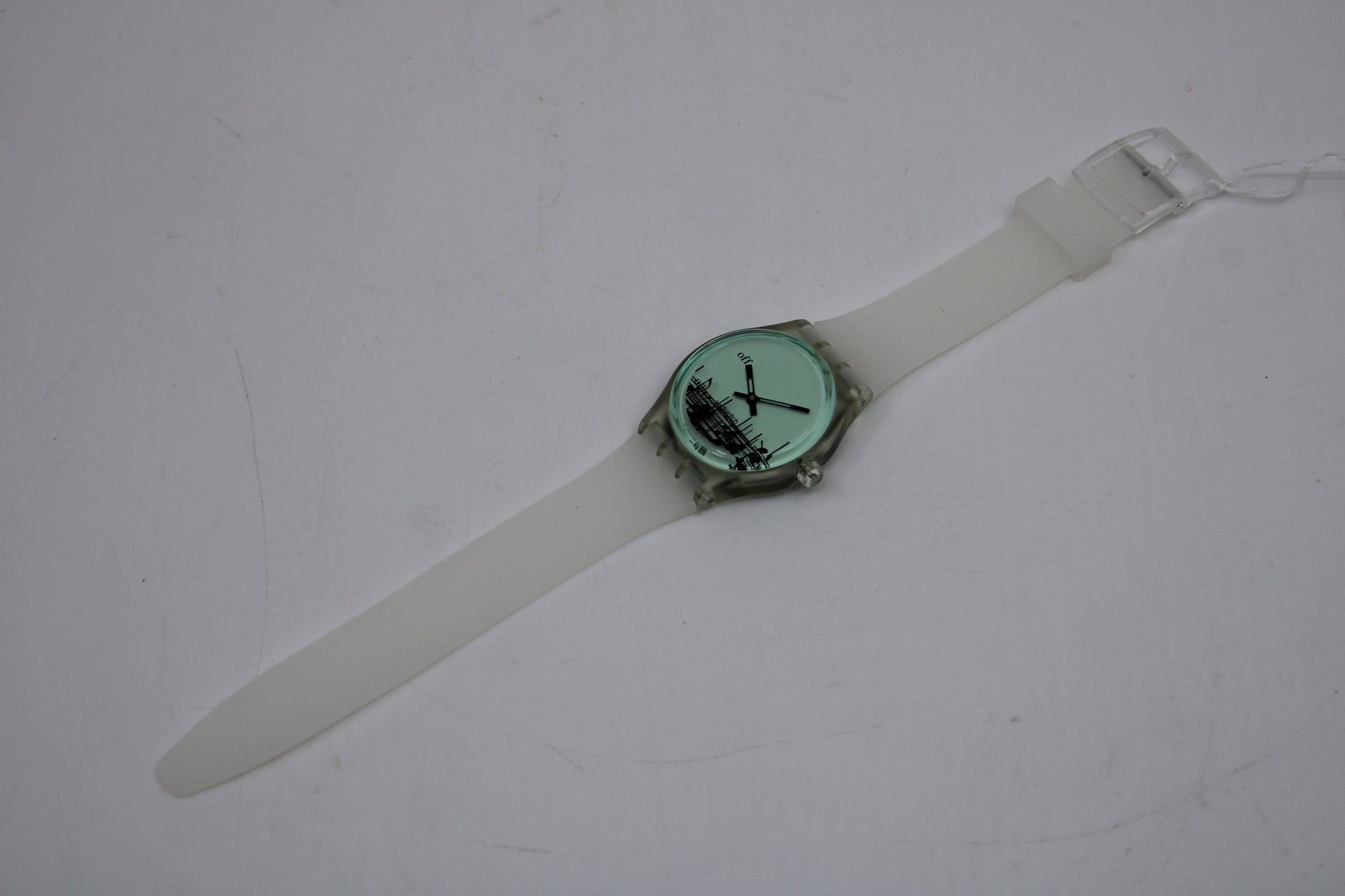 1996 'Dodecaphonic' NEW OLD STOCK,vintage gents Musicall Swatch SLK113, perfect condition, working 100%