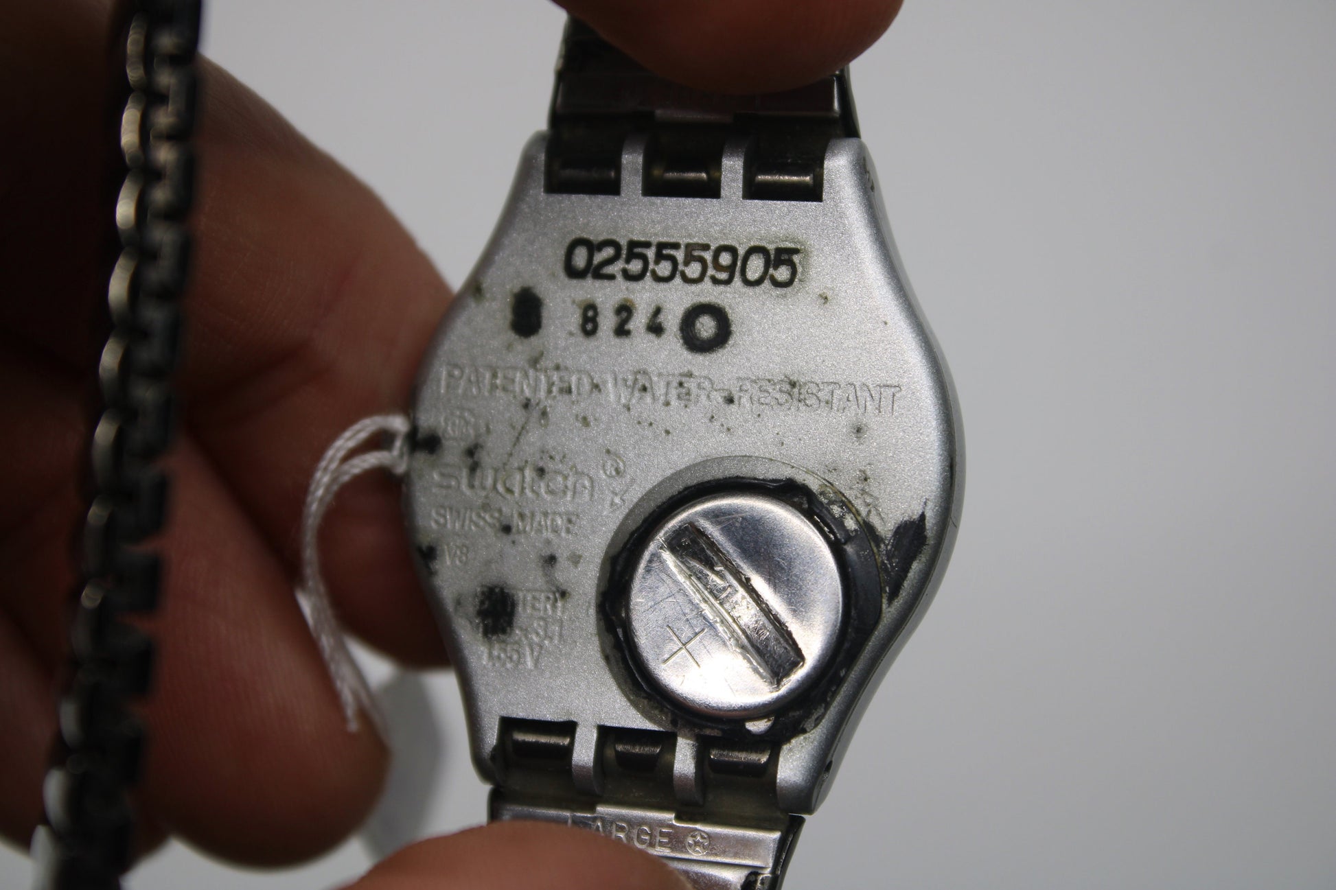 1998 Vintage Gents Access Swatch, 'Ice Pic', SKK109, NO box, In Nice, USED Condition, 100% working, Original Strap