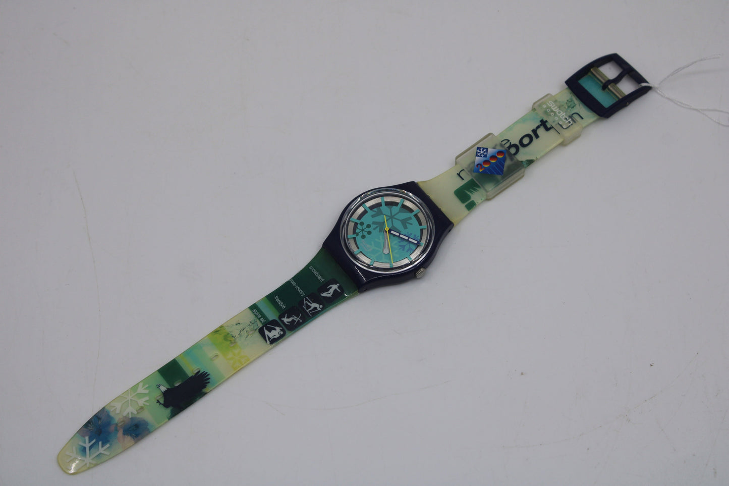 2000, New Old Stock 17mm Gents Access Swatch, 'Fiocco', SKK104, in perfect working order, Never Worn